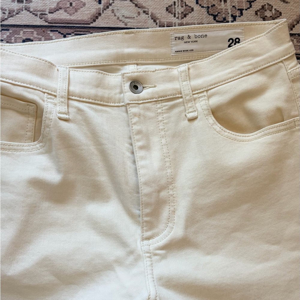 Rag & Bone Women  Cream Jeans